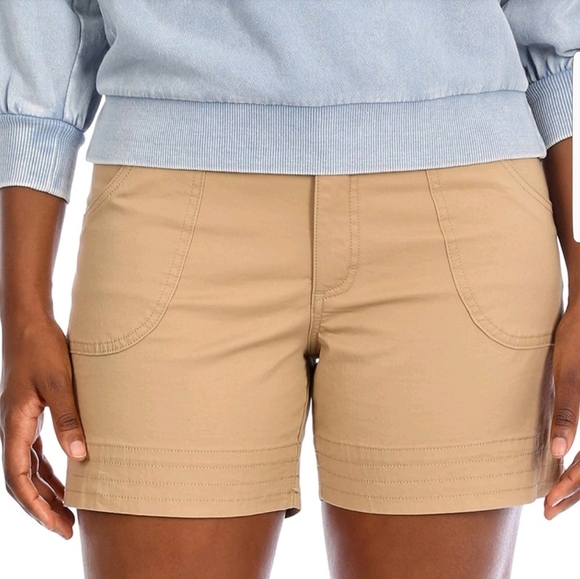 Lee Riders Midrise Utility Short Wheat Color 22W - Picture 1 of 3